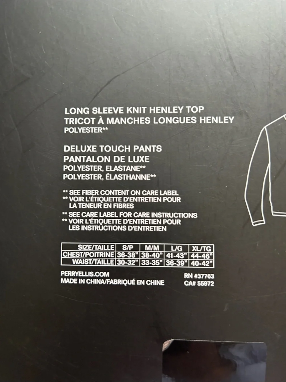 NWT Perry Ellis Men’s Pajama Set